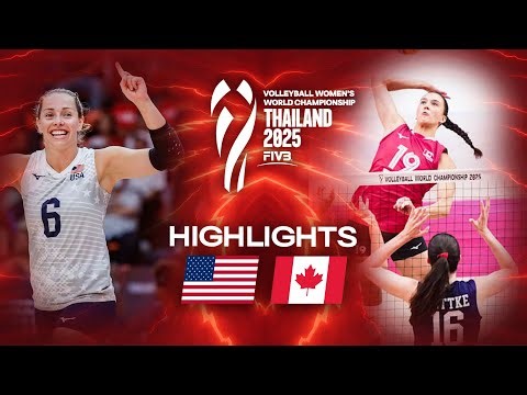 USA 🇺🇸 vs. Canada 🇨🇦 - Highlights | Women's World Championships 2025
