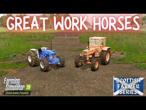 GREAT WORK HORSES - The Scottish Farmer Episode 20 - Farming Simulator 25