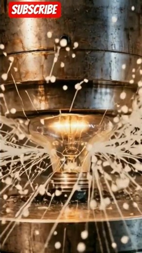 Watch This Bulb EXPLODE Under Pressure 💥💡#crushing #bulb #shorts #crushingtime #foryou