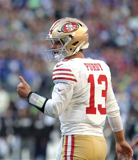 San Francisco 49ers quarterback Brock Purdy is an early MVP candidate