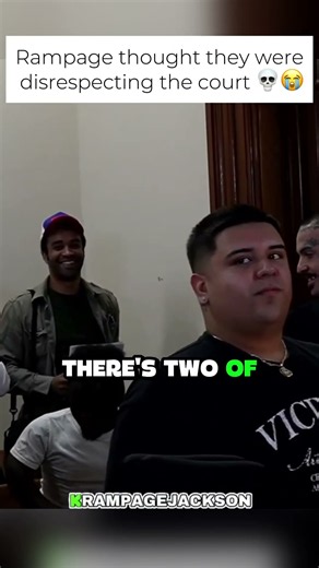 Rampage really thought bro was sitting down 😭💀