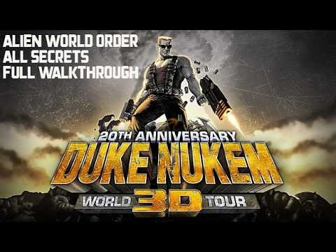 ☢️ Duke Nukem 3D - 20th Anniversary World Tour - Alien World order - All Secrets☢️