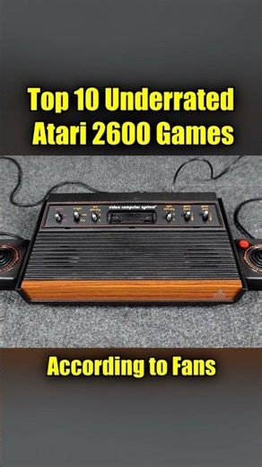 Top 10 Most Underrated Atari 2600 Games (according to fans) aka Hidden Gems