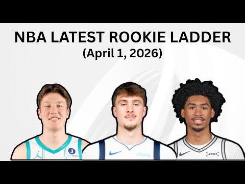 NBA LATEST ROOKIE LADDER | NBA ROOKIE RACE | APRIL 1, 2026 | NBA ROOKIE OF THE YEAR 2026
