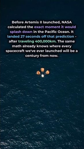 NASA Predicted This Splashdown to Within 30 Seconds — Before the Rocket Even Launched