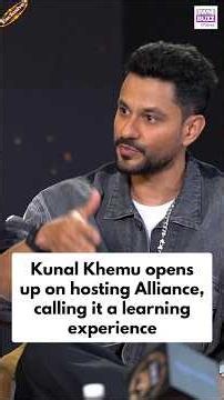 Kunal Khemu opens up about his first day as host on the reality show Alliance