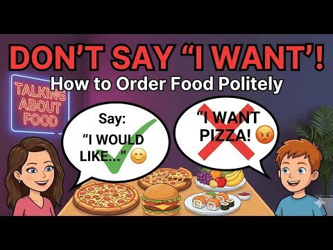 Talking About Food in English | Daily English Sentences for Beginners
