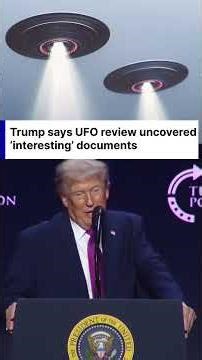 "WE FOUND INTERESTING DOCUMENTS": Trump Vows Massive UFO File Release | DRM News | AC1C