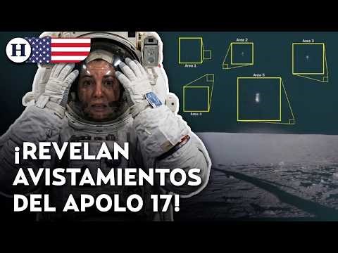 ¡Vieron luces raras! Astronautas del Apolo 17 reportaron objetos extraños en archivos del Pentágono