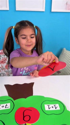 🍏✨ APPLE MATH CHALLENGE — Solve Fun Problems and Grow a Tree! 🌳 #shorts #kidsfun