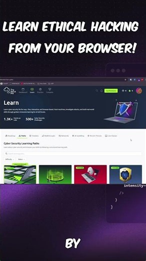 I Found the BEST Website to Learn Cybersecurity! 🚨 #shorts #technology