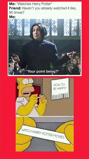 POV: Harry Potter Fans Rewatch the Series for the 91st Time 😂⚡#shorts #memes #harrypotter