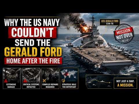 WHY THE US NAVY COULDN'T SEND THE GERALD FORD HOME AFTER THE FIRE