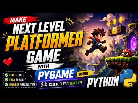 Next Level Platformer Game With Pygame