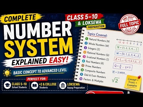 Basic fundamental math concepts in easy way 