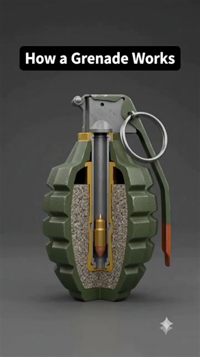 How a grenade works #viral