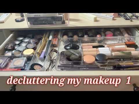 Makeup declutter pt 1