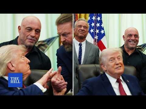 Joe Rogan joins Trump at signing; psychedelic drug research could treat mental health disorders