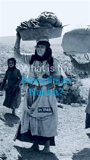 🇵🇸 The Nakba: “Catastrophe” in Arabic.In 1948, during the war that created Israel, hundreds of thousands of Palestinians were forced to flee or were expelled from their homes.Entire families ended up in refugee camps across Gaza, the West Bank, Lebanon, Jordan, and Syria, many still there generations later.For Palestinians, the Nakba is a wound that still shapes the entire conflict today.Source: DW News YT