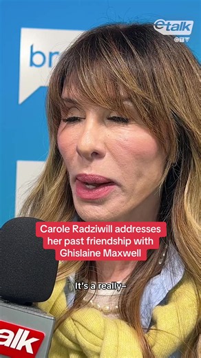 Carole Radziwill Addresses Past Friendship with Ghislaine Maxwell on RHONY