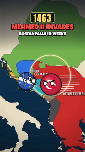 The History of Bosnia | Countryballs