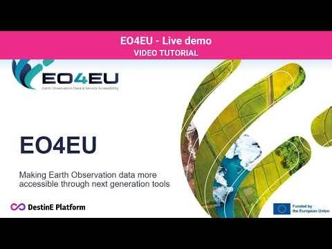 Video Tutorial | EO4EU live demo
