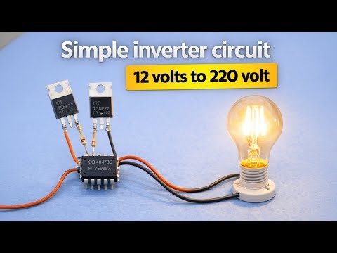 Make Your Own 12V to 220V Inverter at home
