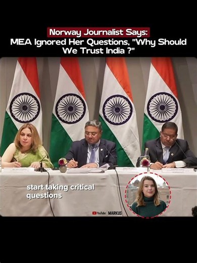 Why should we trust India?" Foreign Journalist got the tightest reply! 🇮🇳 | #shorts