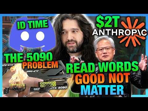 HW News - Discord ID Verification Fail, 5090s Too Valuable for RMA, Jensen is Just Like Us