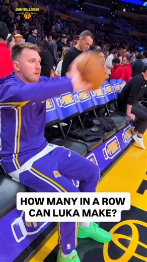 Can You Do These 4 Luka Doncic COURTSIDE SEAT Basketball Trick Shots?
