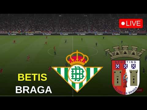 LIVE Betis vs Braga | Europa League 2026 - Video Game Simulation
