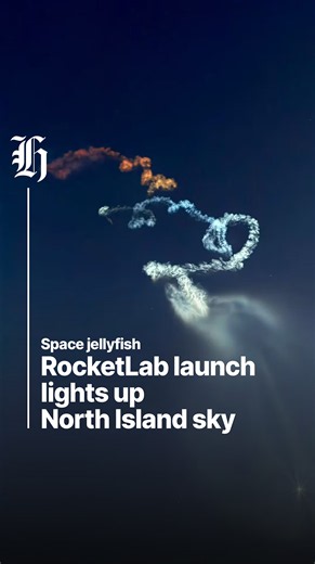 Rocket Lab 'space jellyfish' sighting over New Zealand after Māhia launch