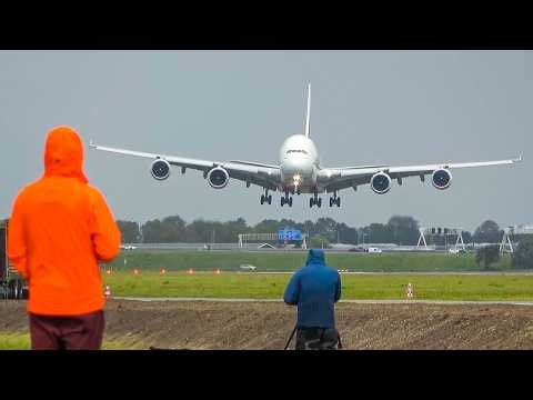 60 MINUTES PURE AVIATION - AIRBUS A380 LANDING, Boeing 747, Il76 ... (4K)