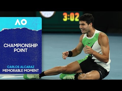 Championship Point | Carlos Alcaraz Completes the Career Grand Slam | Australian Open 2026