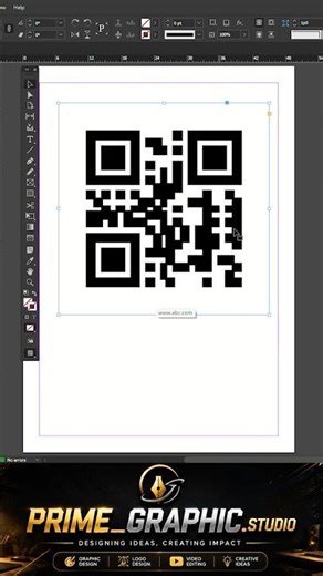 How to leave you own QR👨‍💻 #illustrator #indesign #photoshop