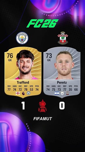 MAN CITY vs SOUTHAMPTON in FC 26! #shorts #cardfifa #football
