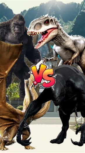 King Ghidorah x Kong 2024 vs Jurassic World Skull Island GodzillaxKong The New Empire All Monsters