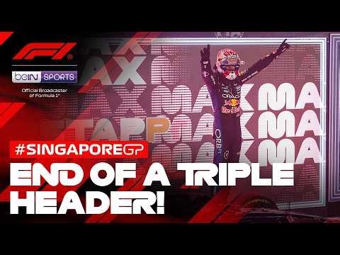Post-Race Interviews & Driver Reactions from Marina Bay! | Formula 1 Singapore Grand Prix