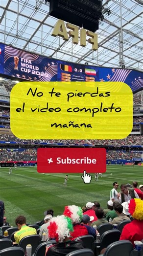 “¿Así se vive un partido del Mundial en el SoFi Stadium? 😱”⚽️🏟️