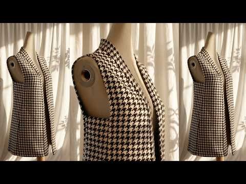 🔥Forget Traditional Vest Sewing! This Pattern Is Incredibly Easy and Stylish (Sewing Techniques)