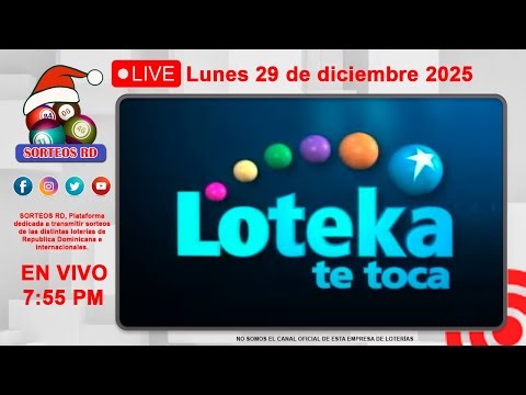 Loteka y Anguilla Lottery en vivo 🎰| Lunes 29 de diciembre 2025 – 7:55 PM