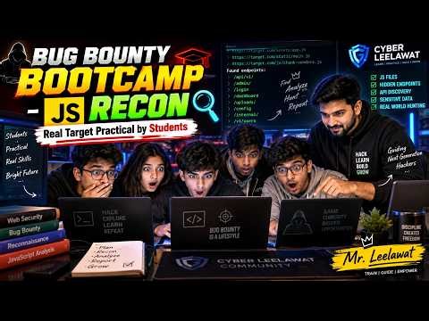 Bug Bounty BootCamp – JS Recon 🔎 | Real Target Practical by Students | Cyber Leelawat