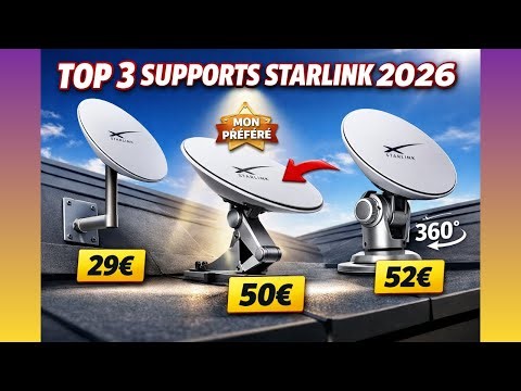N'Installez PAS Votre Starlink Avant de Voir Ça (TOP 3 Supports)