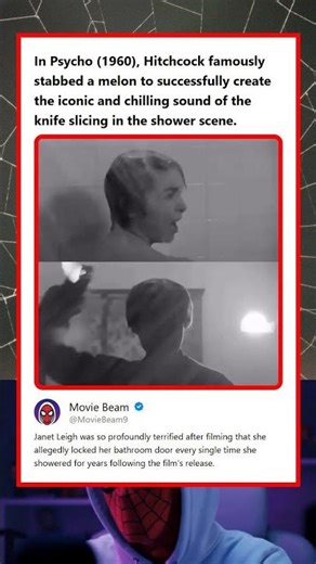 Psycho 1960 Hitchcock Stabbed a Melon to Create the Shower Scene Knife Sound Effect