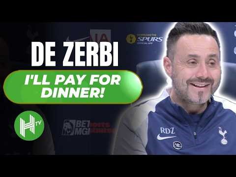 I'll PAY for DINNER if we win! Roberto De Zerbi | Tottenham v Brighton