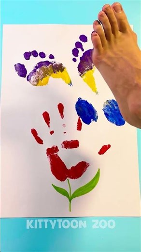 🌈 Simple Step-by-Step Art Trick ANY Child Can Do Today 🎉