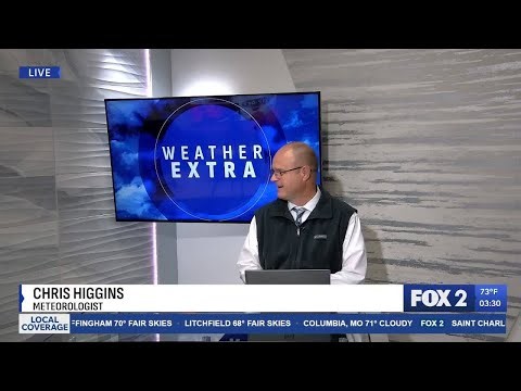 Weather Extra with Chris Higgins: Warm End to October with a little rain for Halloween