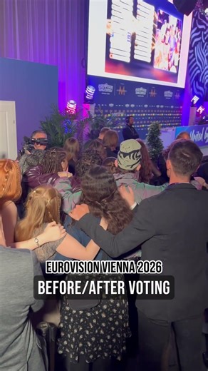 Denmark before/after voting 🇩🇰💔 #Denmark #Søren #ForViGarHjem #Eurovision2026 #ESC2026