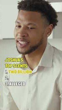 Joshua Jefferson gifts his Dad the finest fragrances for Father's Day. 👀