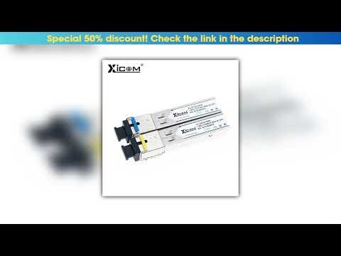 Must Buy Gigabit SFP Module 1.25G SC Simplex Connector Optical Fiber Module Single Fiber 1310/1550n